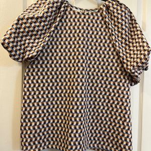 Worthington, Large, Puffy Sleeve blouse